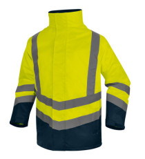 Parka 5 in 1 Optimum 3 alta visibilità - taglia L - giallo fluo - Deltaplus