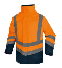 Parka 5 in 1 Optimum 3 alta visibilità - taglia XL - arancio fluo - Deltaplus