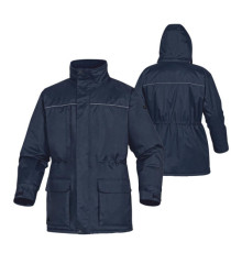 Parka Helsinki2 per freddo estremo - taglia XL - poliestere - blu - Deltaplus Parka Helsinki2 per freddo estremo - taglia XL - poliestere - blu - Deltaplus
