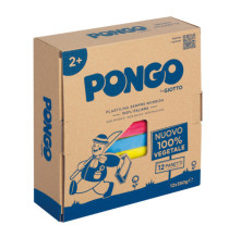 Pasta Pongo - panetto 350 gr - colori assortiti - Giotto - conf.12 pezzi