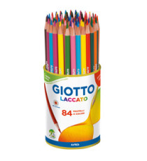 Pastelli - laccato - diametro mina 3,80 mm - colori assortiti - Giotto - barattolo 84 pezzi Pastelli - laccato - diametro mina 3,80 mm - colori assortiti - Giotto - barattolo 84 pezzi