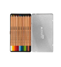 Pastelli Aquarell Rembrandt - 3,7 mm - colori assortiti - Lyra - astuccio metallo 12 pezzi