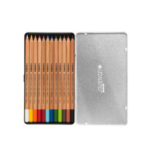 Pastelli Aquarell Rembrandt - 3,7 mm - colori assortiti - Lyra - astuccio metallo 12 pezzi