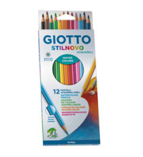 Pastelli colorati Stilnovo Acquarell - diametro mina 3,3 mm - Giotto - astuccio 12 pezzi