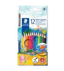 Pastelli Noris Aquarell 144 - colori assortiti - Staedtler - astuccio 12 pezzi Pastelli Noris Aquarell 144 - colori assortiti - Staedtler - astuccio 12 pezzi