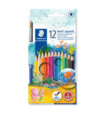Pastelli Noris Aquarell 144 - colori assortiti - Staedtler - astuccio 12 pezzi Pastelli Noris Aquarell 144 - colori assortiti - Staedtler - astuccio 12 pezzi