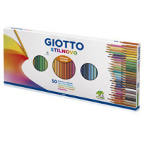 Pastelli Stilnovo - diametro mina 3,3 mm - Giotto - astuccio 50 pezzi Pastelli Stilnovo - diametro mina 3,3 mm - Giotto - astuccio 50 pezzi