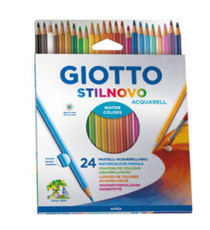 Pastelli Stilnovo Acquarell -  diametro mina 3,3 mm - Giotto - astuccio 24 pezzi