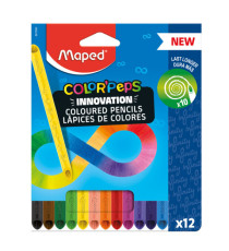 Pastello Color'Peps Infinity - colori assortiti - Maped - conf. 12 pezzi Pastello Color'Peps Infinity - colori assortiti - Maped - conf. 12 pezzi