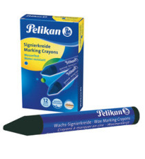 Pastello industriale 762 - nero - Pelikan - scatola 12 pezzi