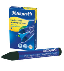 Pastello industriale 762 - nero - Pelikan - scatola 12 pezzi