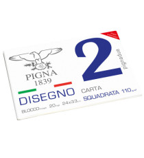 Blocco Pigna2 - 240x330cm - 4 angoli - 20fg - 110gr - liscio squadrato - Pigna Blocco Pigna2 - 240x330cm - 4 angoli - 20fg - 110gr - liscio squadrato - Pigna