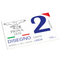 Blocco Pigna2 - 240x330mm - 4 angoli - 20fg - 110gr - liscio - Pigna Blocco Pigna2 - 240x330mm - 4 angoli - 20fg - 110gr - liscio - Pigna