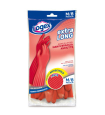 Guanti in lattice Extralong - taglia M - rosso - Logex Professional Guanti in lattice Extralong - taglia M - rosso - Logex Professional