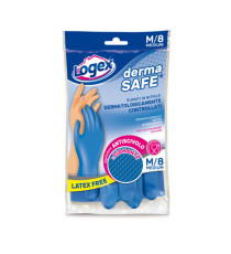 Guanti in nitrile Dermasafe - taglia M - blu - Logex Professional Guanti in nitrile Dermasafe - taglia M - blu - Logex Professional