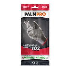 Guanti mechanical Safety Palmpro 102 - taglia L - grigio - Icoguanti