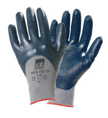 Guanti mechanical Safety Palmpro 113 - per ambienti oleosi - taglia L - grigio/blu - Icoguanti