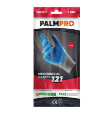 Guanti mechanical Safety Palmpro 121 - taglia XL - grigio/blu - Icoguanti