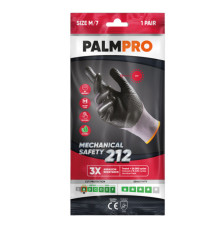 Guanti mechanical Safety Palmpro 212 - taglia XL - grigio/nero - Icoguanti