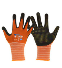 Guanti mechanical Safety Palmpro Xtraflex Prime 213 -  taglia XL - arancione/nero - Icoguanti