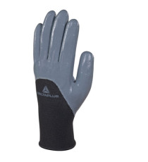Guanti VE715GR - maglia di poliestere - taglia 09 - grigio/nero - Deltaplus Guanti VE715GR - maglia di poliestere - taglia 09 - grigio/nero - Deltaplus
