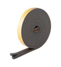 Guarnizione adesiva per isolamento porte blindate - 17 mm x 8 m - PVC - antracite - Geko Guarnizione adesiva per isolamento porte blindate - 17 mm x 8 m - PVC - antracite - Geko
