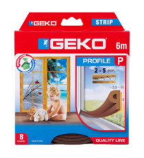 Guarnizione adesiva per isolamento STRIP - fessura 2-5 mm - 6 m - gomma - marrone - Geko Guarnizione adesiva per isolamento STRIP - fessura 2-5 mm - 6 m - gomma - marrone - Geko