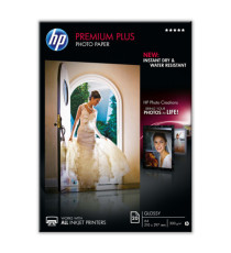 Hp - Confezione da 20 Fogli Carta originale fotografica Hp Premium Plus lucida - A4 - 210 x 297 mm - CR672A
