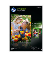 Hp - Confezione da 25 Fogli Carta originale fotografica lucida Hp Everyday - per inkjet - A4 - 210 x 297 mm - Q5451A