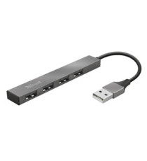 Hub Mini 4 porte Halyx - alluminio - Trust Hub Mini 4 porte Halyx - alluminio - Trust