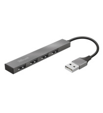 Hub Mini 4 porte Halyx - alluminio - Trust Hub Mini 4 porte Halyx - alluminio - Trust