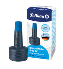 Inchiostro 4k per cuscinetti - senza olio - 28 ml - blu - Pelikan Inchiostro 4k per cuscinetti - senza olio - 28 ml - blu - Pelikan
