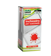 Inchiostro per cuscinetti - 30 ml - senza olio - rosso - Lebez