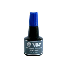 Inchiostro per cuscinetti - a base alcool - 30 gr - blu - Viva Inchiostro per cuscinetti - a base alcool - 30 gr - blu - Viva
