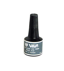 Inchiostro per cuscinetti - a base alcool - 30 gr - nero - Viva Inchiostro per cuscinetti - a base alcool - 30 gr - nero - Viva