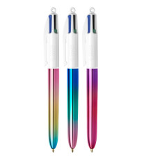 Penna sfera a scatto 4 colori Gradient - 1.0 mm - Bic - conf. 12 pezzi