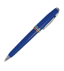 Penna sfera Aldo Domani - punta M - fusto azzurro italia - Monteverde Penna sfera Aldo Domani - punta M - fusto azzurro italia - Monteverde