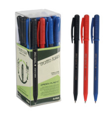 Penna sfera Tratto Uno Green - punta media 1 mm - colori assortiti - Tratto - conf. 24 pezzi Penna sfera Tratto Uno Green - punta media 1 mm - colori assortiti - Tratto - conf. 24 pezzi