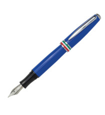 Penna stilografica Aldo Domani - punta M - fusto azzurro italia - Monteverde Penna stilografica Aldo Domani - punta M - fusto azzurro italia - Monteverde