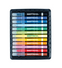 Pennarelli Decor Textile - per tessuto - Giotto - astuccio 12 pennarelli