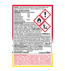 Insetticida spray Overcid - bomboletta autosvuotante - 150 ml - Protemax