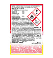 Insetticida spray Overcid - bomboletta autosvuotante - 150 ml - Protemax