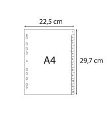 Intercalare numerico - 31 tasti - A4 - PPL riciclato - grigio - Exacompta Intercalare numerico - 31 tasti - A4 - PPL riciclato - grigio - Exacompta