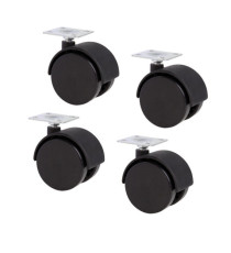 Kit 4 ruote - per libreria Rainbow