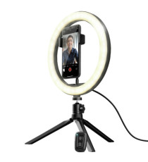 Kit di anelli luminosi Maku - per vlog - nero - Trust Kit di anelli luminosi Maku - per vlog - nero - Trust