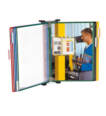 Kit leggio - da muro - 10 buste - A3 - metallo - multicolor - Djois Kit leggio - da muro - 10 buste - A3 - metallo - multicolor - Djois