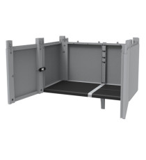 Kit Transforming Extension - per armadi Modular - 78 x 43,6 x 41,4 cm - PPL - grigio - Terry