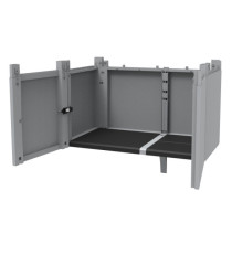Kit Transforming Extension - per armadi Modular - 78 x 43,6 x 41,4 cm - PPL - grigio - Terry