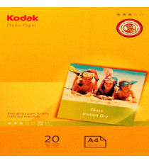 Kodak - Carta Fotografica Photo Gloss - A4 - 180 gr - 20 fogli - 5740-512
