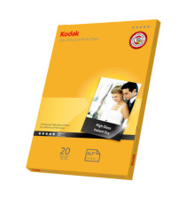 Kodak - Carta fotografica Ultra Premium Gloss - 13 x 18 cm - 280 gr - 20 fogli - 5740-089 Kodak - Carta fotografica Ultra Premium Gloss - 13 x 18 cm - 280 gr - 20 fogli - 5740-089
